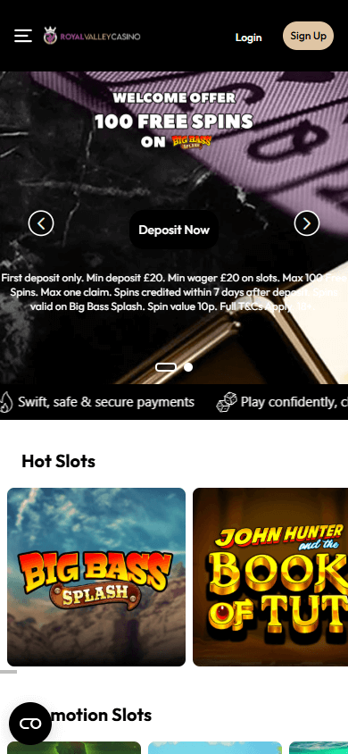 Royal Valley Casino Mobile screenshot